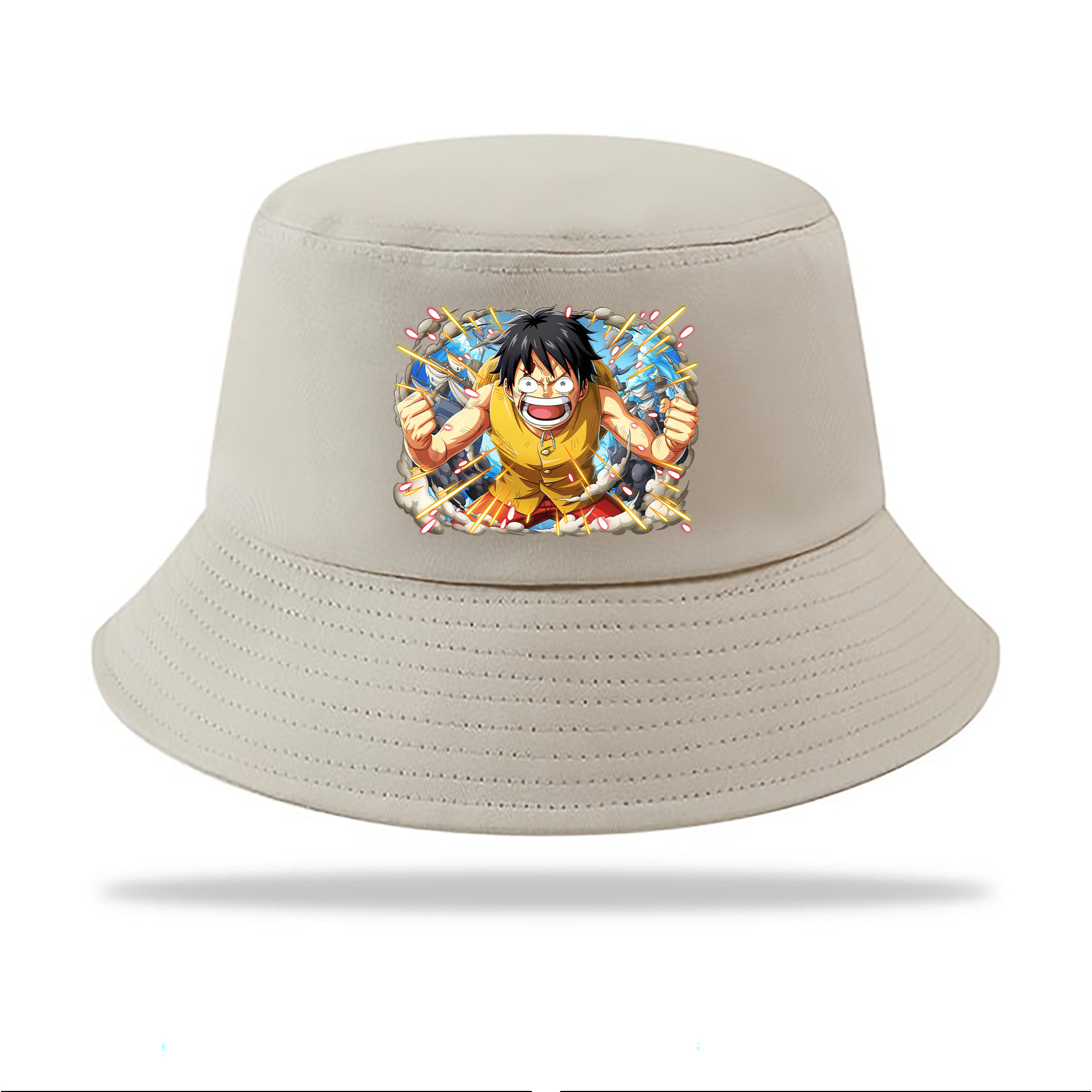 ワンピース モンキー・D・ルフィ ONE PIECE Monkey D. Luffy アウトドア日除けバケットハット